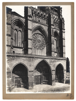 Vorschaubild Soissons: Kathedrale, Westfassade. Foto von Séraphin-Médéric Mieusement